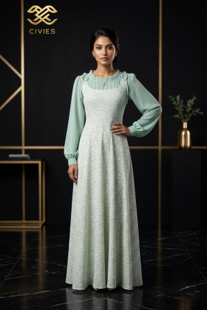 Sage Leaf Gown