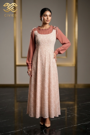 Apricot Leaf Gown
