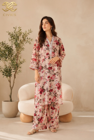 Two Piece Set Cotton Rose