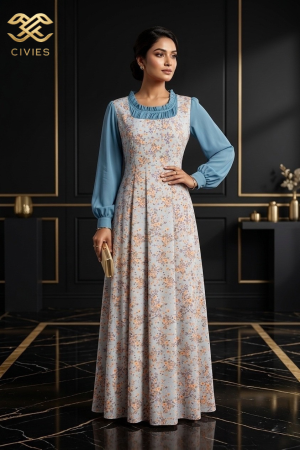 Serene Bloom Gown