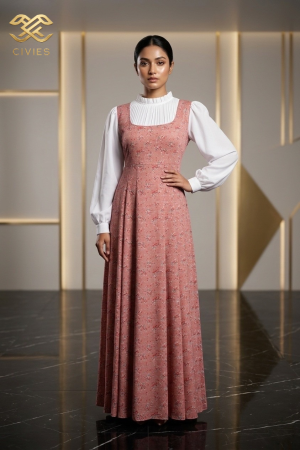 Mauve Blossom Gown