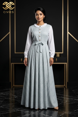 Tranquil Bloom Gown