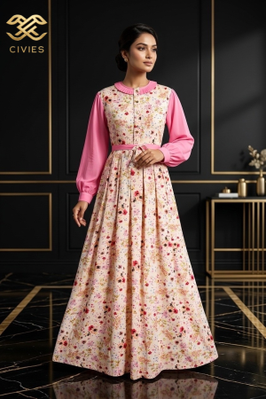 Rosewood Charm Gown